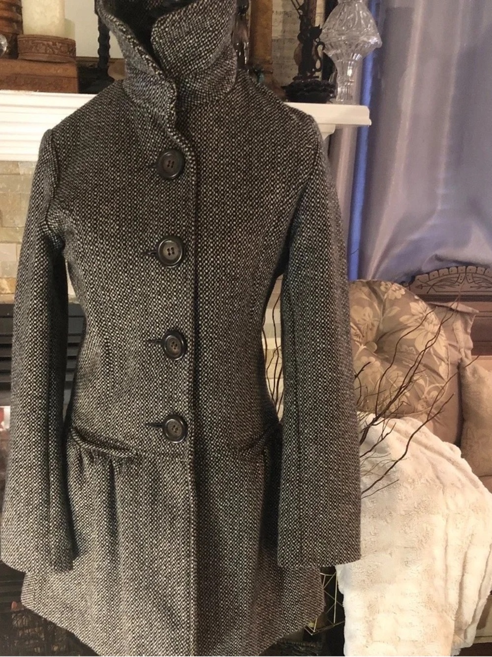 Vintage Roxy Tweed Coastal Jacket
